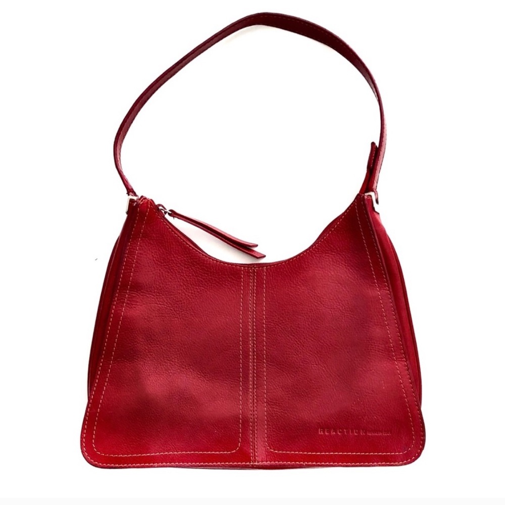 Kenneth Cole Dark Red 90s Shoulder Bag